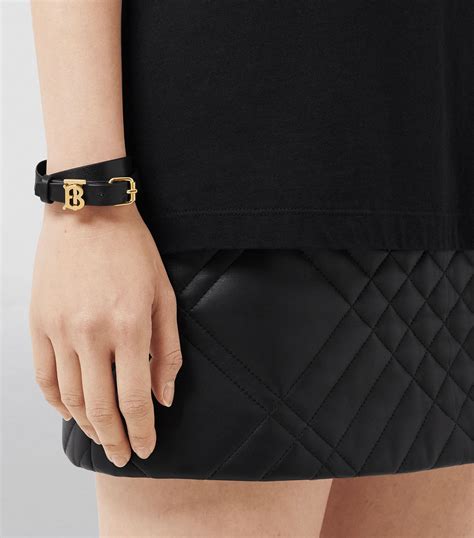 bracelet burberry femme|burberry leather bracelet.